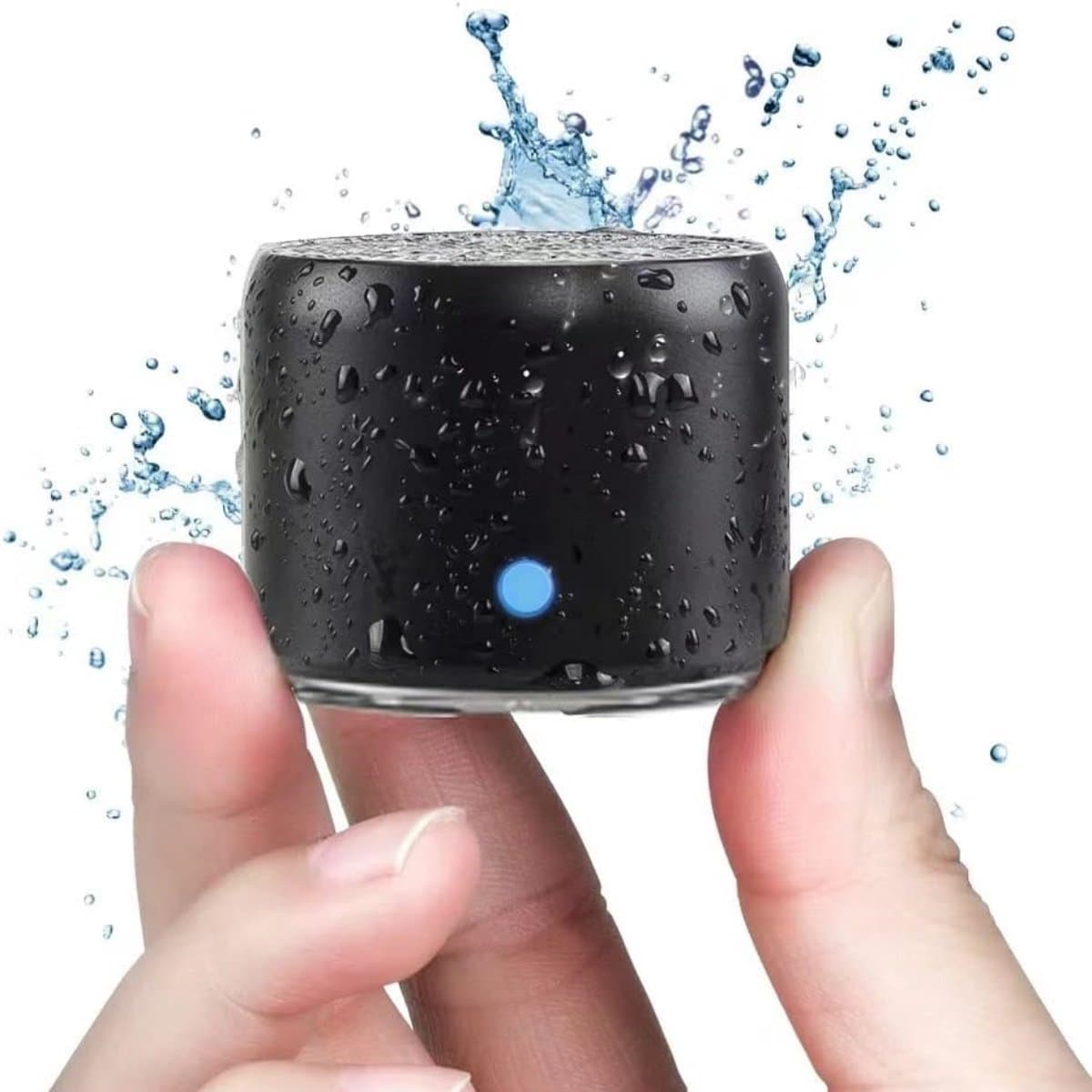 TENZHVXI - Waterdichte Bluetooth-doucheluidspreker - Mini Bluetooth-luidspreker - Krachtige Bas En Kristalhelder Geluid - 1 Stuk - Zwart — afbeelding 1
