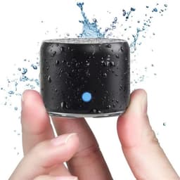 TENZHVXI - Waterdichte Bluetooth-doucheluidspreker - Mini Bluetooth-luidspreker - Krachtige Bas En Kristalhelder Geluid - 1 Stuk - Zwart — thumbnail 1