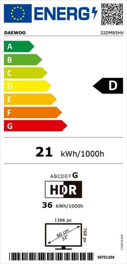 Smart TV 32 inch HD Frameloos Dolby Audio voor een Haarscherp Beeld — thumbnail 4