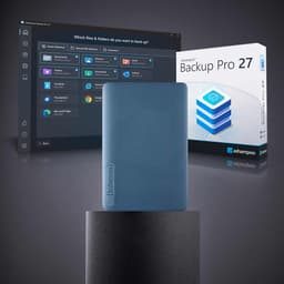 Intenso 2,5 inch Memory Safe 1TB - Portable externe HDD – 1TB – USB 3.2 - inclusief Ashampoo Backup Software - blauw — thumbnail 2