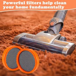2 stucks Filter - vervangingsfilters FC8009/01 voor Philips SpeedPro en SpeedPro Aqua accustofzuigers - Filteraccessoires compatibel met Philips FC6721 FC6722 FC6723 FC6724 FC6725 stofzuigers — thumbnail 7