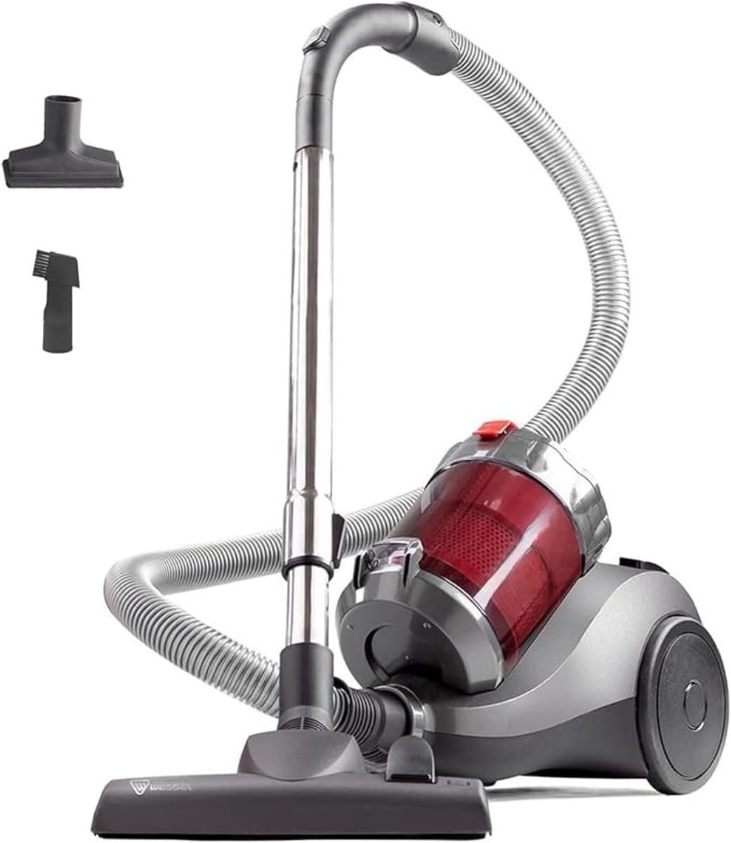 Aurixi® Steelstofzuiger met snoer - Steelstofzuiger - Stofzuiger - Rood - 40cm x 27cm x 35cm — afbeelding 1