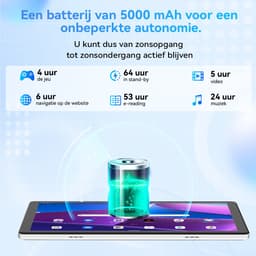 Hotlight A10 - Android 15 Tablet - 10.1 inch - 20(3+17)GB RAM/64GB ROM– 5000mAh - Wit — thumbnail 8