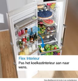 Bosch KSN36VCCG - Serie 4- Kastmodel koelkast - Extra veel inhoud 402L - Zeer stil - Nooit meer ontdooien met Total No Frost - VitaFresh XXL 0°C: houd etenswaren langer vers met extra ruime vershoudlades -Zwart — thumbnail 9