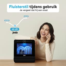 Joula Mini Vaatwasser met Waterreservoir - 8 Wasprogramma's - 5 Couverts - Kleine Smalle Vrijstaande Afwasmachine - Camping - Zwart — thumbnail 11