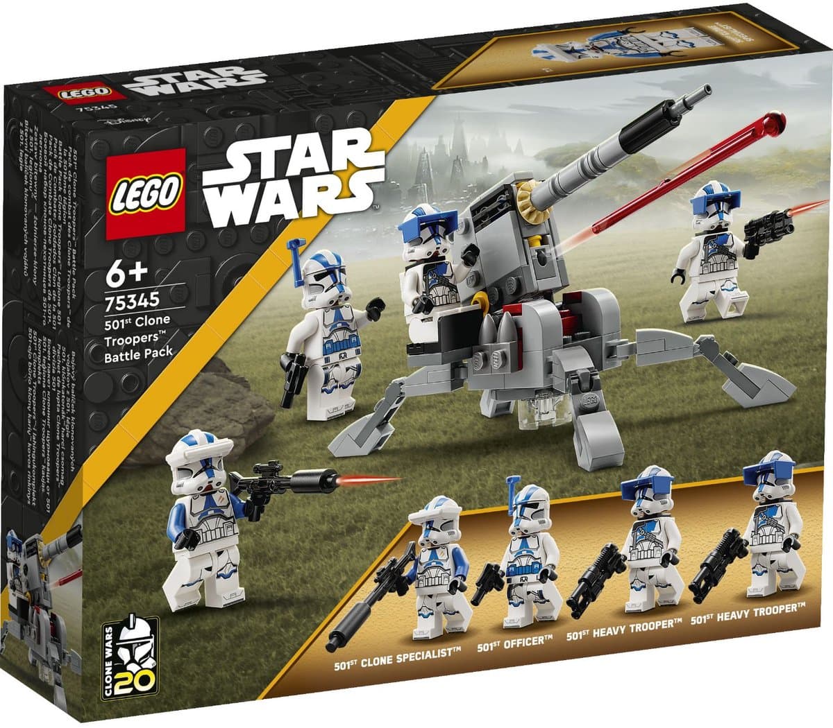 LEGO Star Wars 501st Clone Troopers Battle Pack Bouwbaar Speelgoed met Minifiguren - 75345 — afbeelding 1