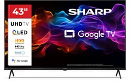 Sharp Aquos 43HP5465 - 43 inch 4K UHD QLED met Google TV — thumbnail 1
