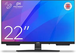 22 inch Full HD LED Televisie Frameloos met Triple Tuner (DVB-T2/S2/C) - Ideaal voor Kleine Ruimtes — thumbnail 1
