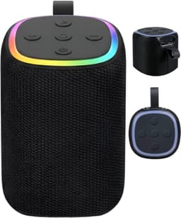 Lomera Bluetooth Speaker - Draadloze Speaker - Draagbare Bluetooth Speaker - Bluetooth Luidspreker - Draagbare Speaker - Mini Bluetooth Speaker - Bluetooth Speaker RGB - Bluetooth Speaker met RGB Verlichting — thumbnail 1