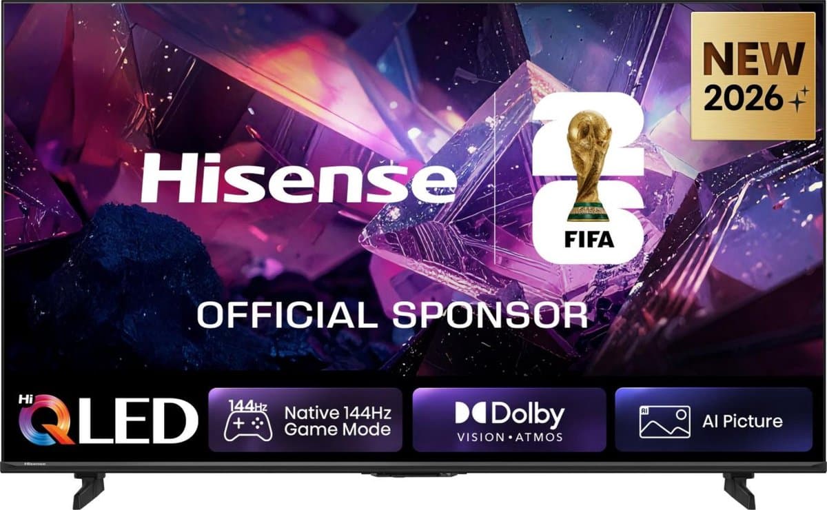 Hisense 50E7S PRO SmartTV - 50 inch - 4K Hi-QLED - 2026 - Native 144Hz Game Mode - Hi-QLED Colour - Built-in Subwoofer - AI Picture - AI Smooth Motion - AMD FreeSync Premium - Dolby Vision Atmos — afbeelding 1