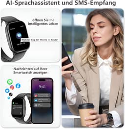 Manike G127 Smartwatch – 1,32 HD Display - Hartslag & Bloeddrukmeting - Bluetooth Bellen - SpO₂ - Slaapmonitoring - Multisport - IP68 Waterdicht - 100+ Sportmodi - Android & iOS Compatibel - Meldingen - Stappenteller - Sporthorloge - Activity Tracker — thumbnail 10