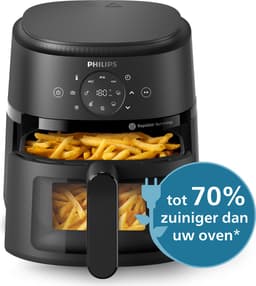 Philips 2000 Series Airfryer - NA210/00 - Kijkvenster - RapidAir - 3.2L - Tot 3 Personen - Zwart — thumbnail 6