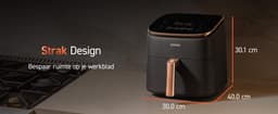 Cosori TurboBlaze – Airfryer XXL – 6L – 9 Programma’s – 30–230°C – Snelle DC Motor — thumbnail 11