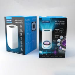 Lanaform - Air Purifier - Luchtreiniger Met HEPA Filter - 11 HEPA Filter Met 3 Lagen - Met UV Lamp - CADR 100m³/u - Timerfunctie & Nacht Mode - 4 Intensiteiten — thumbnail 8