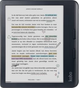 Kobo Libra Colour - E-reader - 7 inch kleurenscherm - 32GB - Luisterboeken - Zwart — thumbnail 1