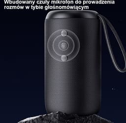 USAMS YC-serie Bluetooth 5.0 10W waterdichte draadloze luidspreker met draagkoord zwart / zwart YC011YX01 (US-YC011) — thumbnail 4