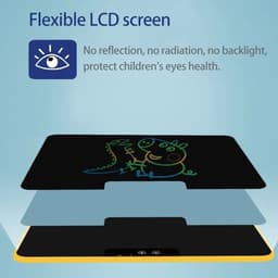 Eszenzics™ Tekentablet XXL - Extra groot 58cm - Kristalhelder - Digitaal Schrijftablet - Tablet kinderen - LCD scherm kleur - Oplaadbaar - Drukgevoelig tekenen — thumbnail 10