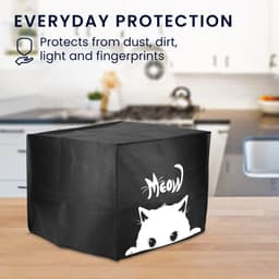 kwmobile heteluchtfriteuse beschermhoes geschikt voor Philips Essential Airfryer L - Kunststof hoes voor friteuse - design — thumbnail 4