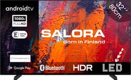 Salora 32FA550 tv 81,3 cm (32") Full HD Smart TV Wifi Zwart 250 cd/m² — thumbnail 1