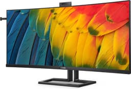 Philips 40B1U6903CH 6000 Series - LED-monitor - gebogen - USB - 39.7" - 5120 x 2160 WUHD @ 75 Hz - IPS - 300 cdm² - 1000:1 - HDR10 - 4 ms - Thunderbolt 4, 2xHDMI, DisplayPort - luidsprekers - textuurzwart — thumbnail 2