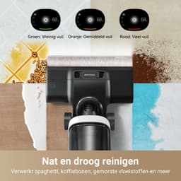 Dreame H14 Pro Draadloze Nat- en Droogzuiger – Automatisch zelfreinigend – Tot 60 min autonomie – LED-weergave & vuildetectie – Voor harde vloeren & huisdieren — thumbnail 15