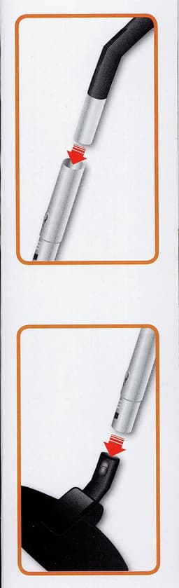 Scanpart stofzuigerbuis 35 mm - Geschikt voor Bosch Miele Panasonic Rowenta Samsung Siemens - Telescoopbuis - Universeel - Met vierkant gat (Miele aansluiting) en Miele kliksysteem — thumbnail 9