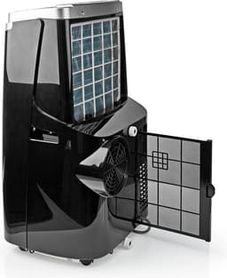 Nedis Mobiele Airconditioner - 12000 BTU - 100 m³ - 3 Snelheden - Afstandsbediening - Uitschakeltimer - Grijs / Zwart — thumbnail 6