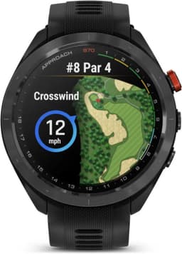 Garmin Approach S70 Premium GPS Golfhorloge 47 mm - Zwart — thumbnail 9