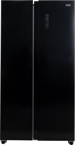 Bella BSBS-445.1BE - Amerikaanse koelkast - Display - 442 Liter - No Frost - Zwart — thumbnail 1