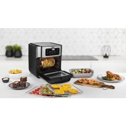 Princess Airfryer Oven 182065 - Heteluchtfriteuse en Oven in één - Groot 10 liter - 3 bakplaten - Rotisseriemand - RVS - Touchscreen — thumbnail 19