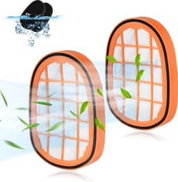 2x Filter geschikt voor Philips SpeedPro Max 8000 serie FC5005/01, CP0663/01 Aqua 7000 Serie Vervanging Schuimrubber onderdeel — thumbnail 3