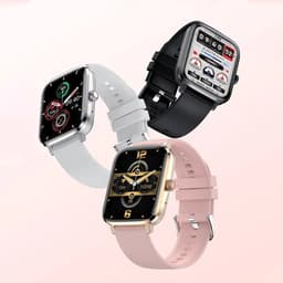 Belesy® HEAVEN – Smartwatch Dames – Smartwatch Heren – Horloge – 1.85" Kleurenscherm – Stappenteller – Hartslagmeter – Bloeddrukmeter – Slaapmonitor – Split Screen – Stembediening – Sportmodus – Bluetooth 5.1 – Goud - Moederdag — thumbnail 17