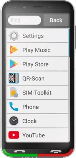 Emporia SUPEREASY Dual-SIM senioren smartphone 32 GB 12.6 cm (4.95 inch) Zwart/zilver Android 10 — thumbnail 5