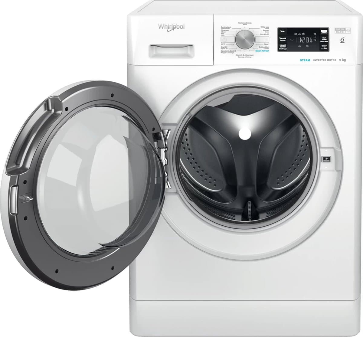 Whirlpool FFB 9458 WV BE wasmachine Voorlader 9 kg 1351 RPM Wit — afbeelding 1