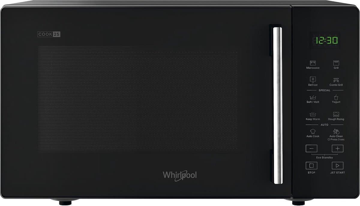 Whirlpool Cook25 MWP 253 B Zwart Grill-magnetron Aanrecht 25 l 900 W — afbeelding 1