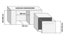 Samsung vaatwasser (inbouw) DW60M6050BB/EG — thumbnail 4