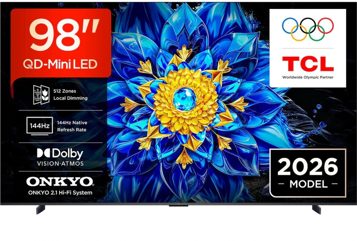 TCL 98T8D - 98 inch - 4K QD-MiniLED - 2026 - Smart TV — afbeelding 1