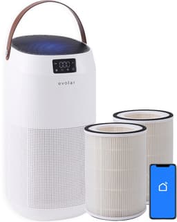 Evolar Luchtreiniger met 2x HEPA 13 Filter - CADR: 400m3/h - Air Purifier - Slaapmodus - Luchtkwaliteit Indicator - Pure4 + — thumbnail 1