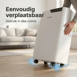 Komodo Frosty+ Mobiele Airco 12000 BTU – 4-in-1 Airconditioner – WiFi App & Afstandsbediening – Airco met Raamafdichtingskit & Afvoerslang – Ontvochtiger & Ventilator — thumbnail 8
