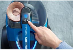 Philips Stofzuiger zonder Zak FC9747/09 - Zuigmond met LED Verlichting - Lang Snoer - Alle Vloertypen - Met HEPA 13 Allergiefilter - Incl 3 Extra Mondstukken - Zwart — thumbnail 11