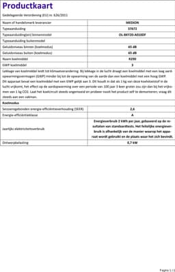 MEDION Smart Mobiele Airco P701 (7000 BTU, 3-in-1, Koelen, Ontvochtigen, Ventileren, tot 25m², incl. Raamafdichtingskit, voor Slaapkamer en Woonkamer, WiFi, App-Functie, Afstandsbediening, MD 37672) — thumbnail 14