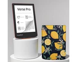 PocketBook Verse Pro Passion Red e-reader – Inclusief Citroen / Lemon Print Hoesje (shell cover) – Voordeelbundel