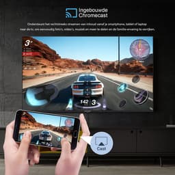 ANTTEQ S50-AU1.Q1 - 50 Inch (127 cm) Smart TV - 4K UHD LED - Android TV - Frameless Design - HDR - Google Assistant & Chromecast — thumbnail 5