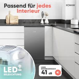 Bomann KS 7257 - Koelkast - 83Liter -met ijsblokjesvak - Grafiet — thumbnail 6