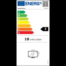 SplashVision® Waterdichte badkamer TV - ESI-22S Android LED Badkamer TV Zilvergrijs — thumbnail 2