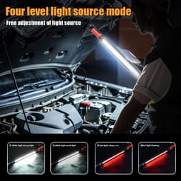 Magnetische werklamp, werklamp voor onder de motorkap, accessoirestrip voor huishoudelijke verlichting, oplaadbare LED-werklamp, mechanische motorkapverlichting, Geschikt Geschikt monteurs/autoreparatie/garages. — thumbnail 4