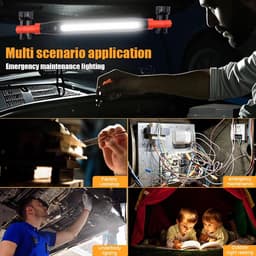 Magnetische werklamp, werklamp voor onder de motorkap, accessoirestrip voor huishoudelijke verlichting, oplaadbare LED-werklamp, mechanische motorkapverlichting, Geschikt Geschikt monteurs/autoreparatie/garages. — thumbnail 2