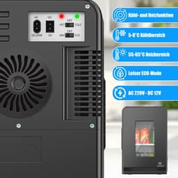KESSER® K-MKS-2076 - Mini-koelkast - 15 Liter - AC DC 220-240V en 12V - Verwarmingsfunctie - Zwart — thumbnail 7