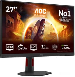 AOC G4 Q27G4SRU - QHD Fast IPS Gaming Monitor - 320hz - 1ms GtG - E-sports Design - 27 inch — thumbnail 7