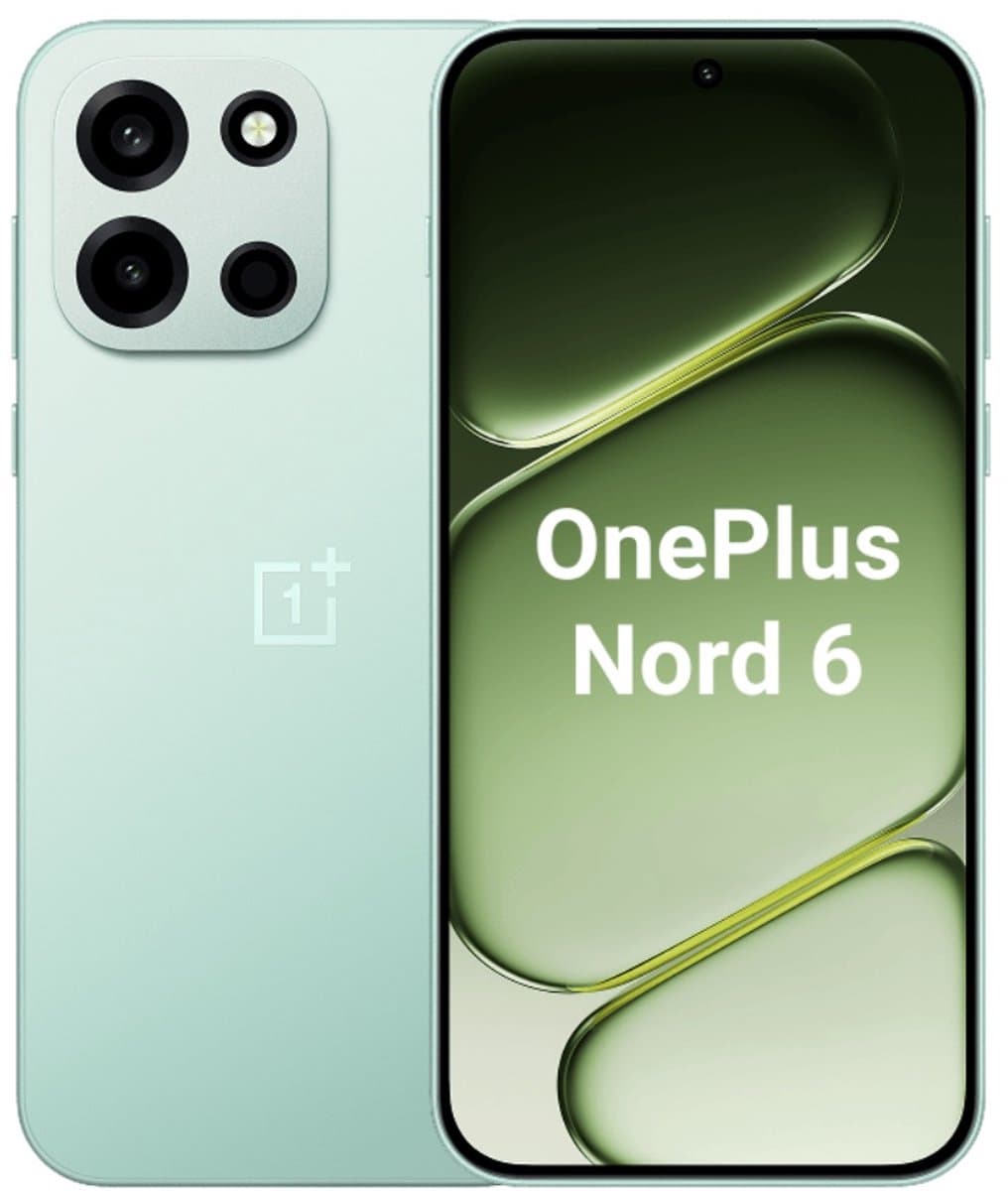 OnePlus Nord 6 - 5G Smartphone - 12GB+512GB - 6.78" 165Hz AMOLED - 7500mAh - IP69K - Fresh Mint (Groen) — afbeelding 1